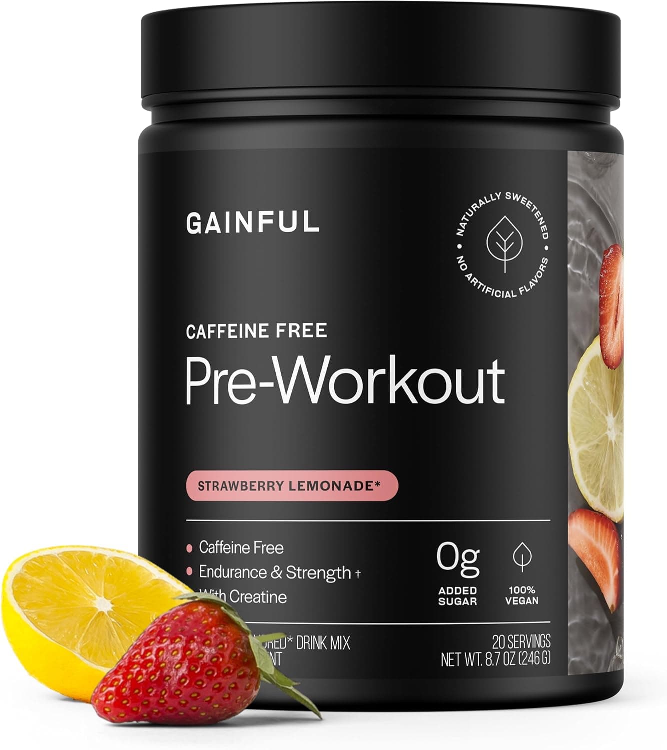 Gainful Caffeine Free Pre Workout Powder with Creatine