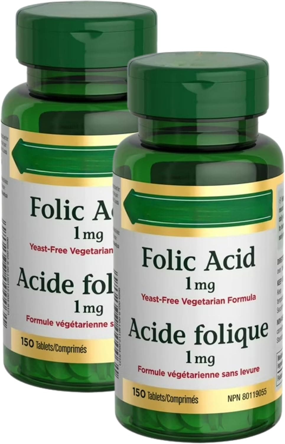 Wellness Bundle Includes Nature Bounty Folic Acid 1 mg