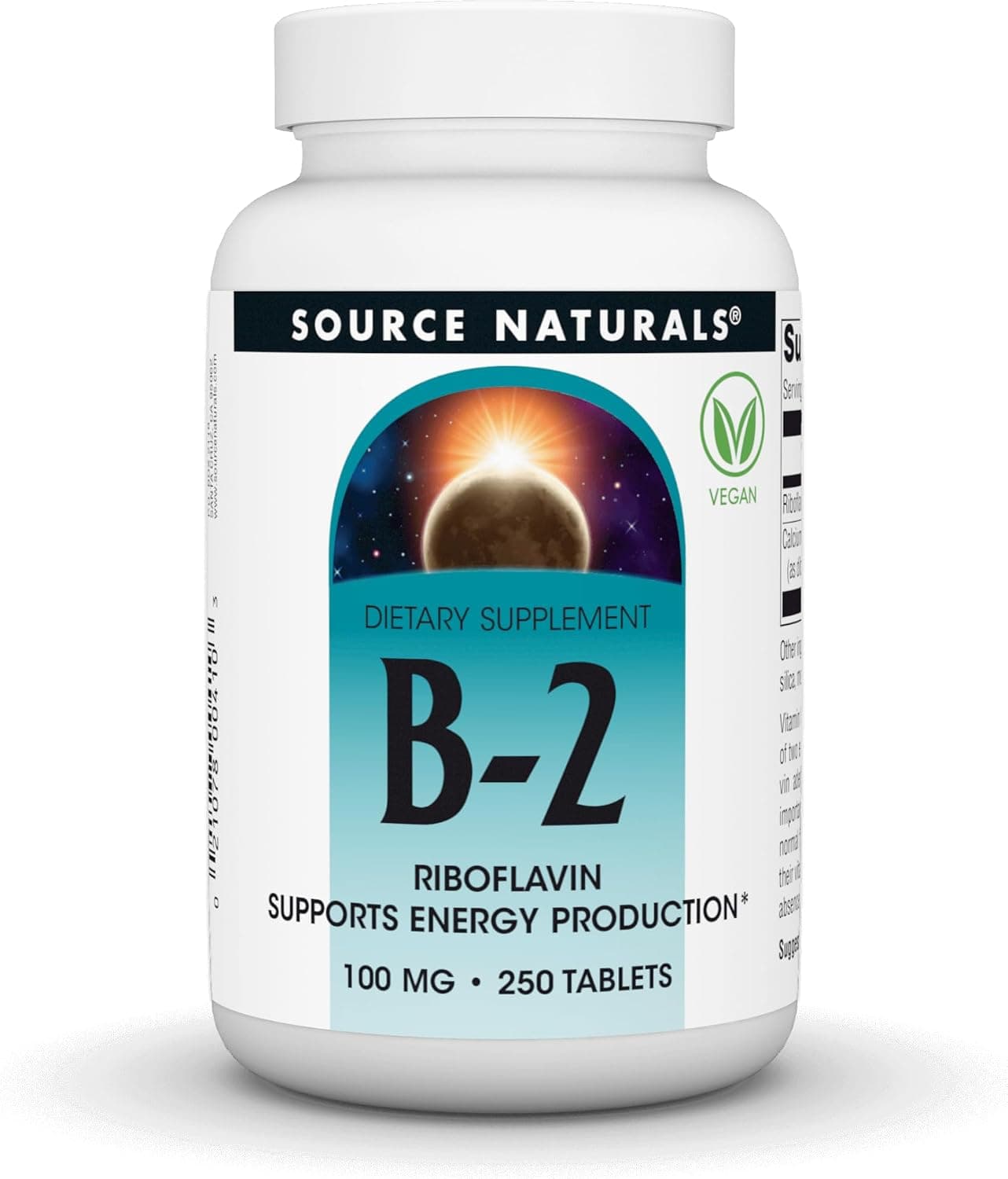 Source Naturals Vitamin B-2 Riboflavin 100 mg Supports Energy…