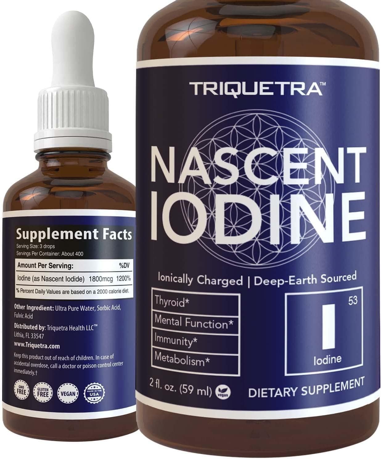 Nascent Iodine Supplement 400 Servings