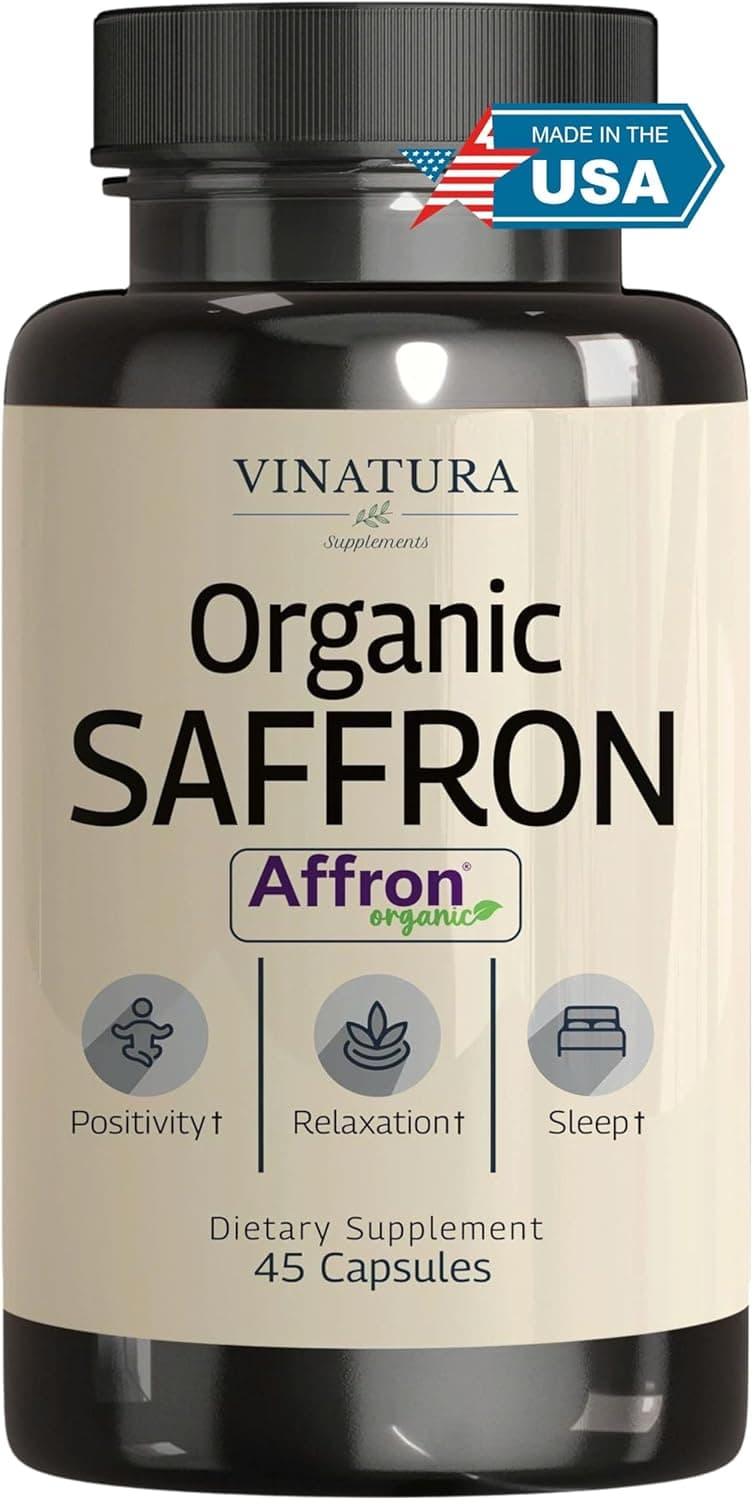 VINATURA Organic Saffron Supplement