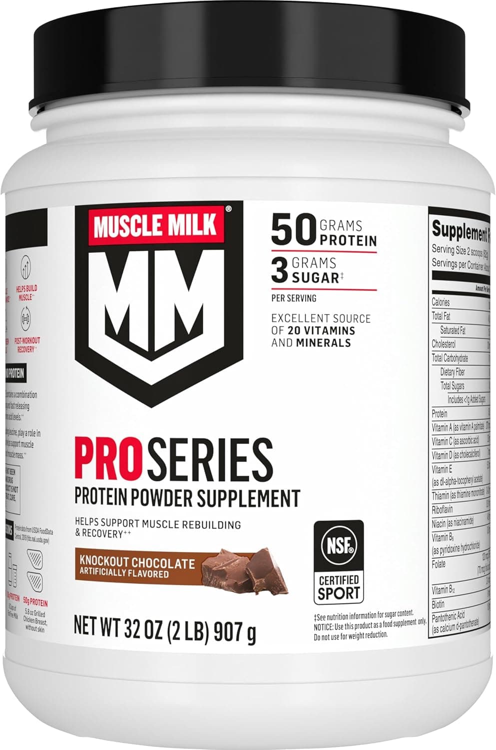 Muscle Milk Pro Series Protein Powder Supplement