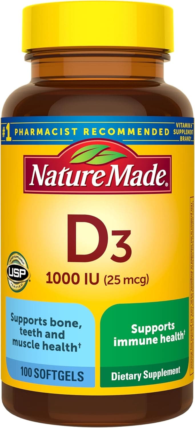Nature Made Vitamin D3 1000 IU (25 mcg)