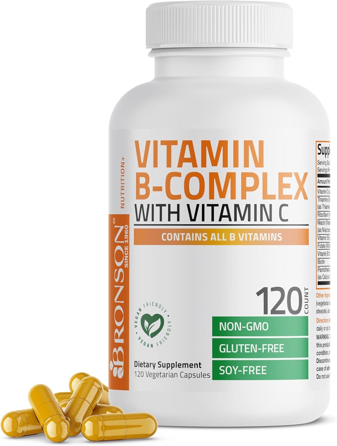 Bronson Vitamin B Complex with Vitamin C - Immune Health