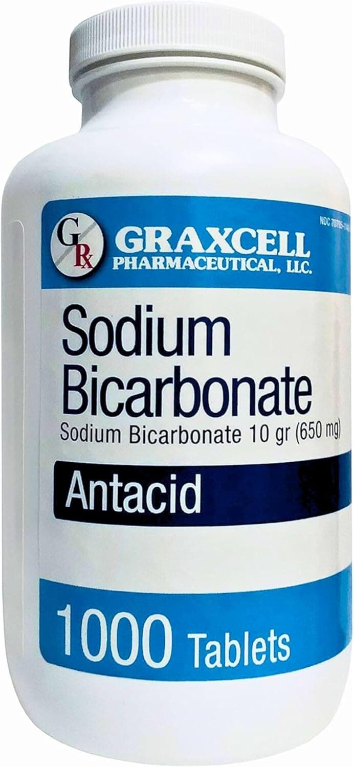 Sodium Bicarbonate Tablets |USP 650mg (10 Grains) |Relief…