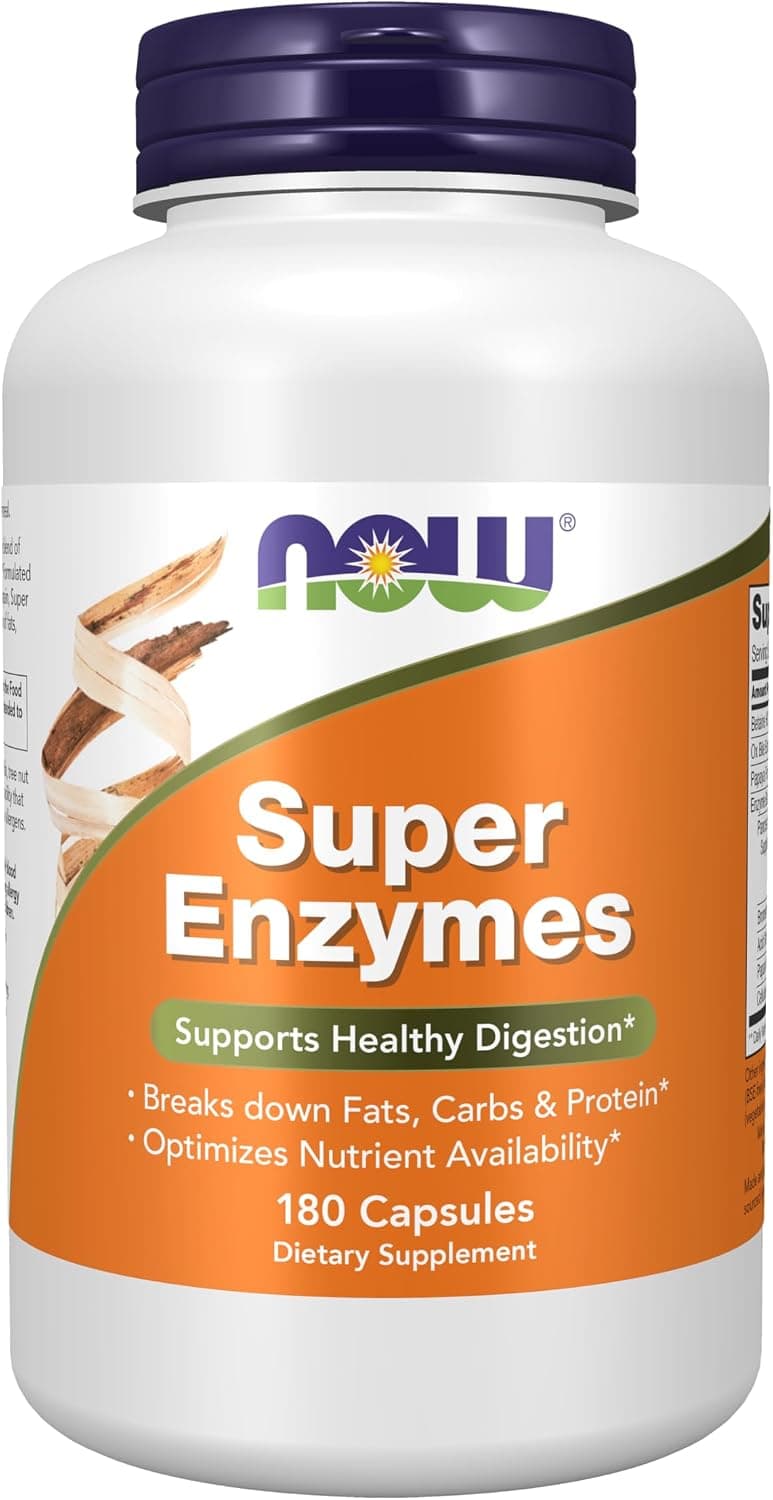 NOW Foods Supplements, Super Enzymes, Formulated…