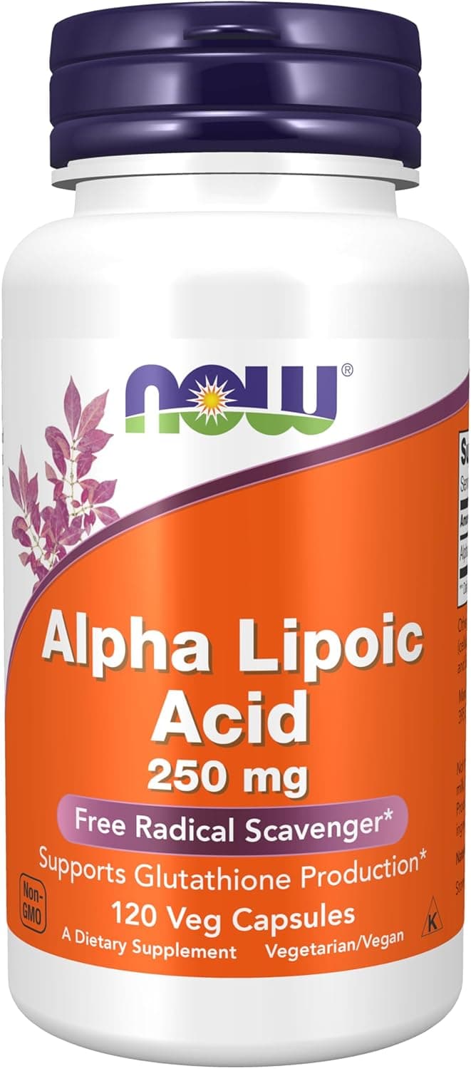 NOW Foods Supplements, Alpha Lipoic Acid 250 mg, Supports…