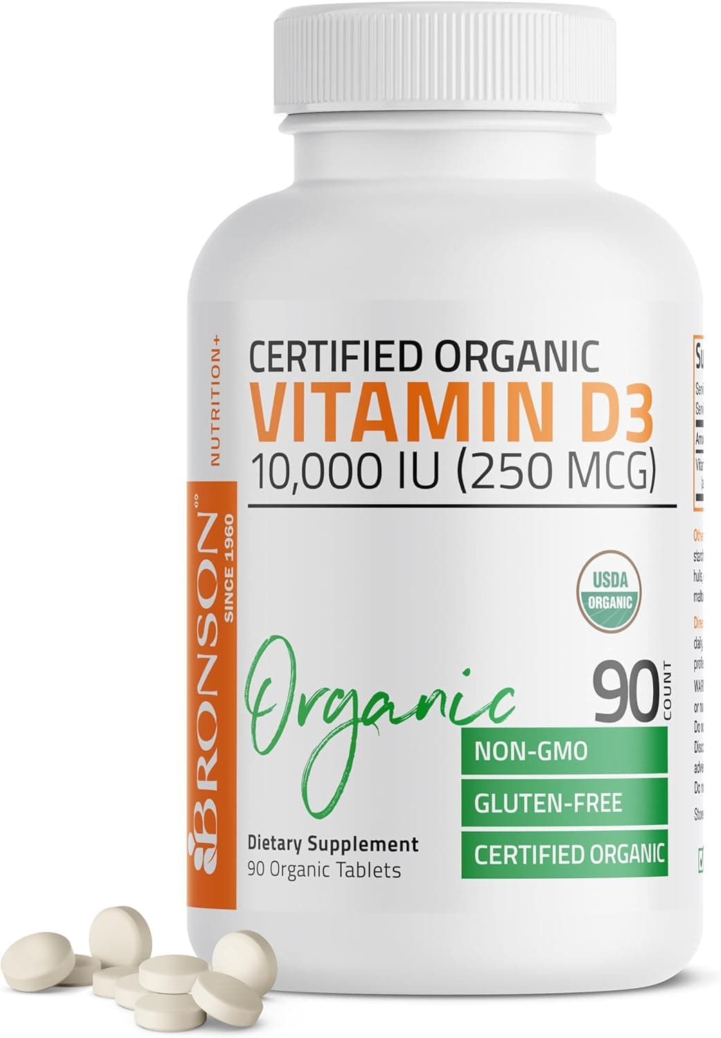Vitamin D3 10,000 IU for Immune Support, Healthy Muscle…