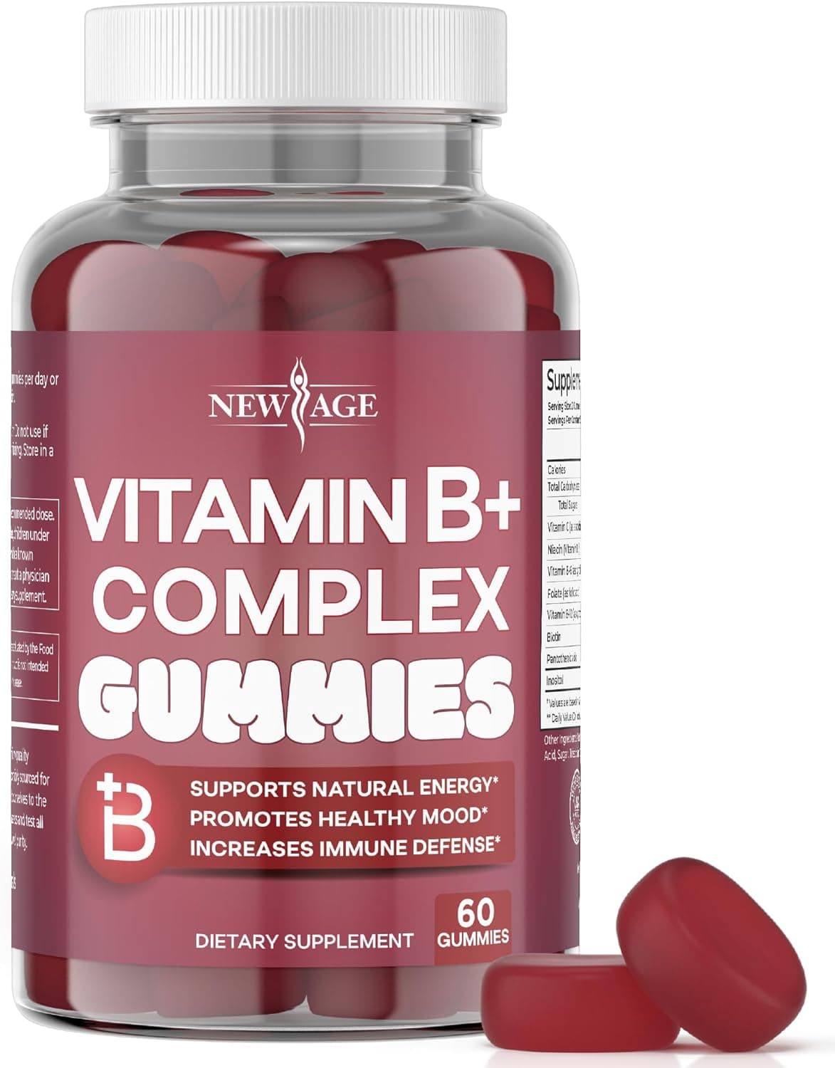 NEW AGE Vitamin B Complex Gummies with Vitamin B3