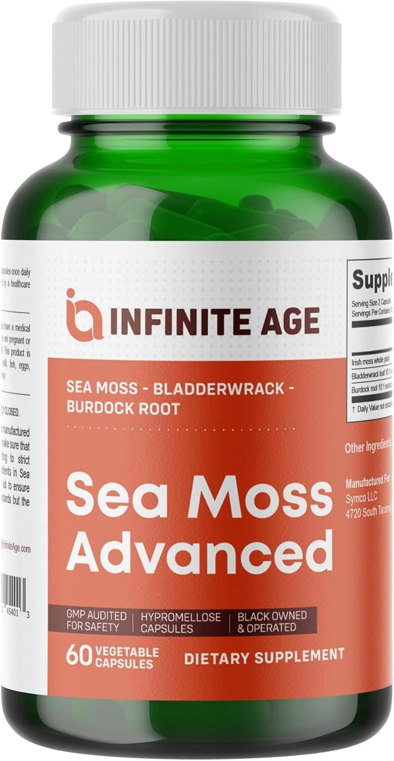 INFINITE AGE 1250mg Sea Moss Advanced Superfood Capsules