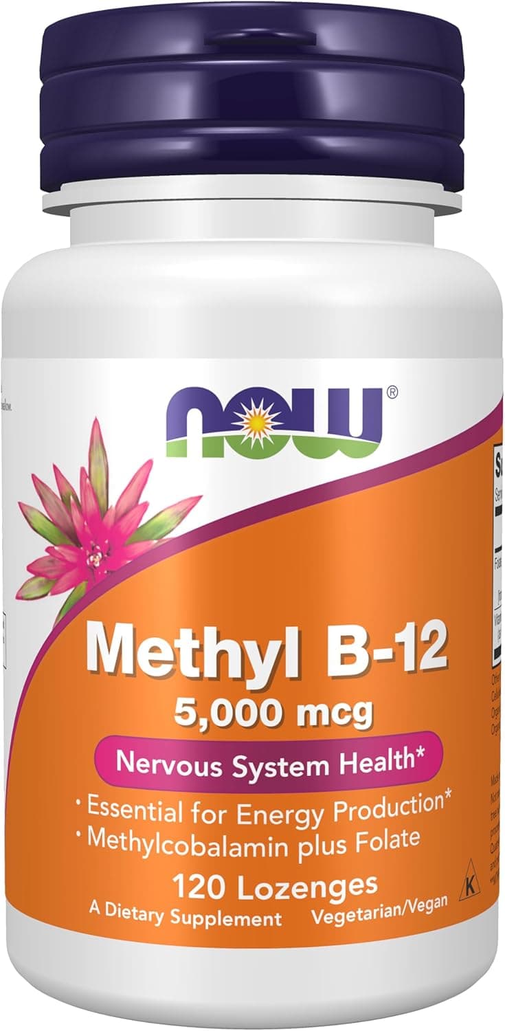Supplements, Methyl B-12 (Methylcobalamin) 5,000 mcg, Nervous…