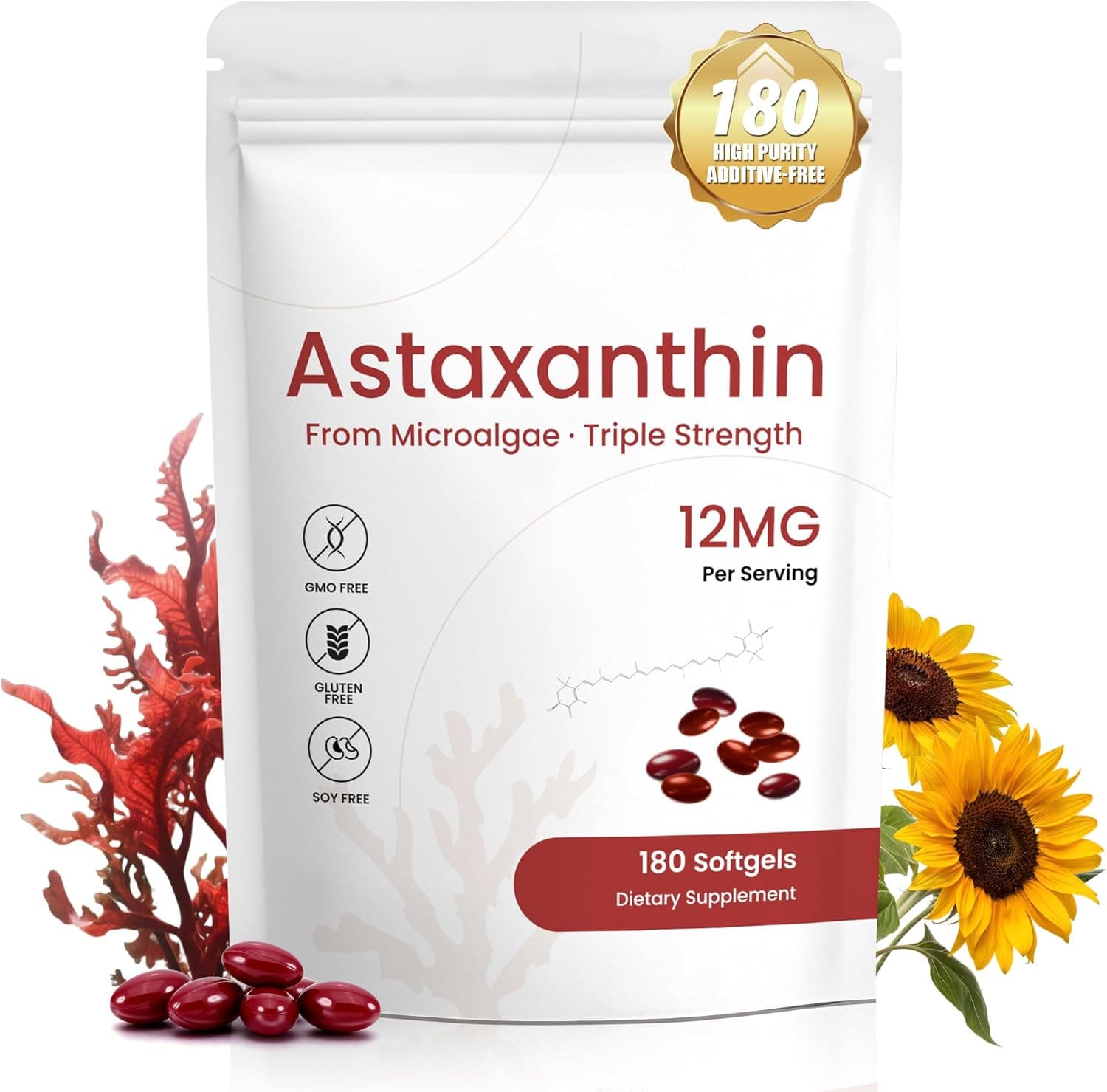Astaxanthin 12mg Supplement