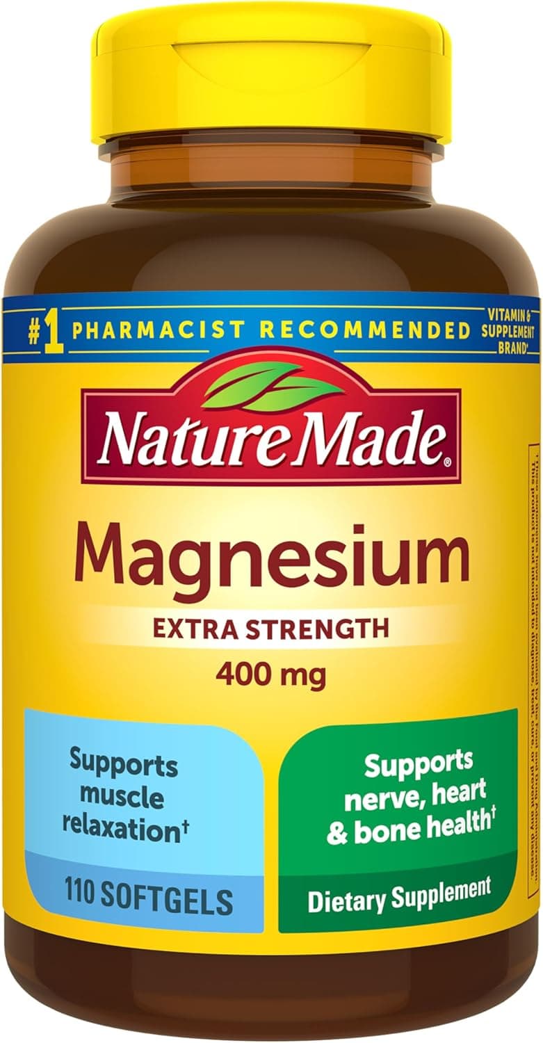 Nature Made Magnesium Oxide 400 mg Softgels