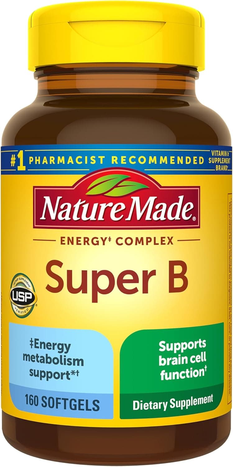 Nature Made Super B Complex Vitamins for Women and Men