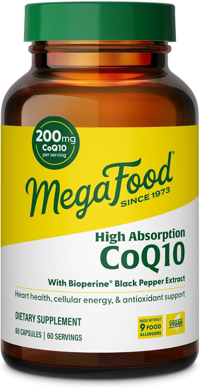 MegaFood High Absorption CoQ10 200mg Per Serving -…