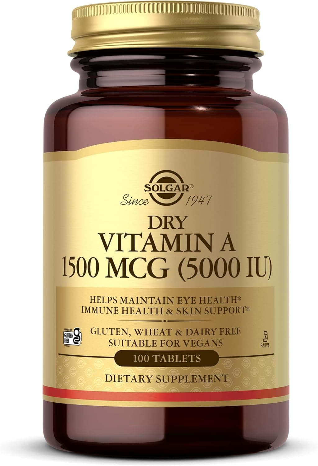 Solgar Dry Vitamin A 1500 mcg (5000 IU)