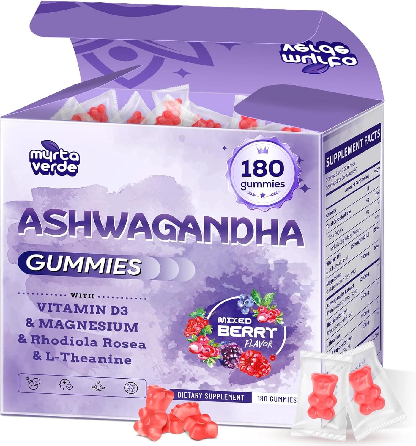 3000mg Ashwagandha Gummies for Women & Men