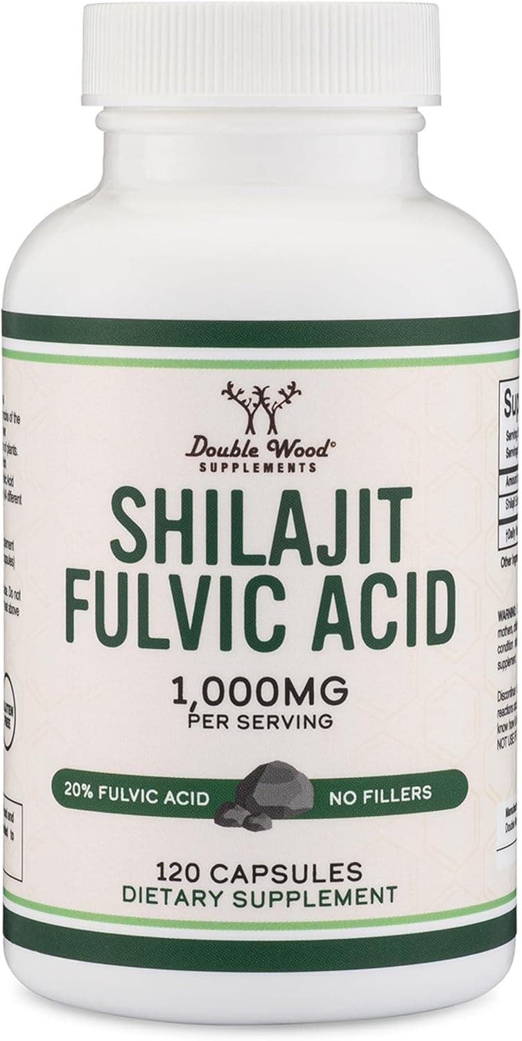 Shilajit Pure Himalayan Capsules (20% Fulvic Acid Supplement)…