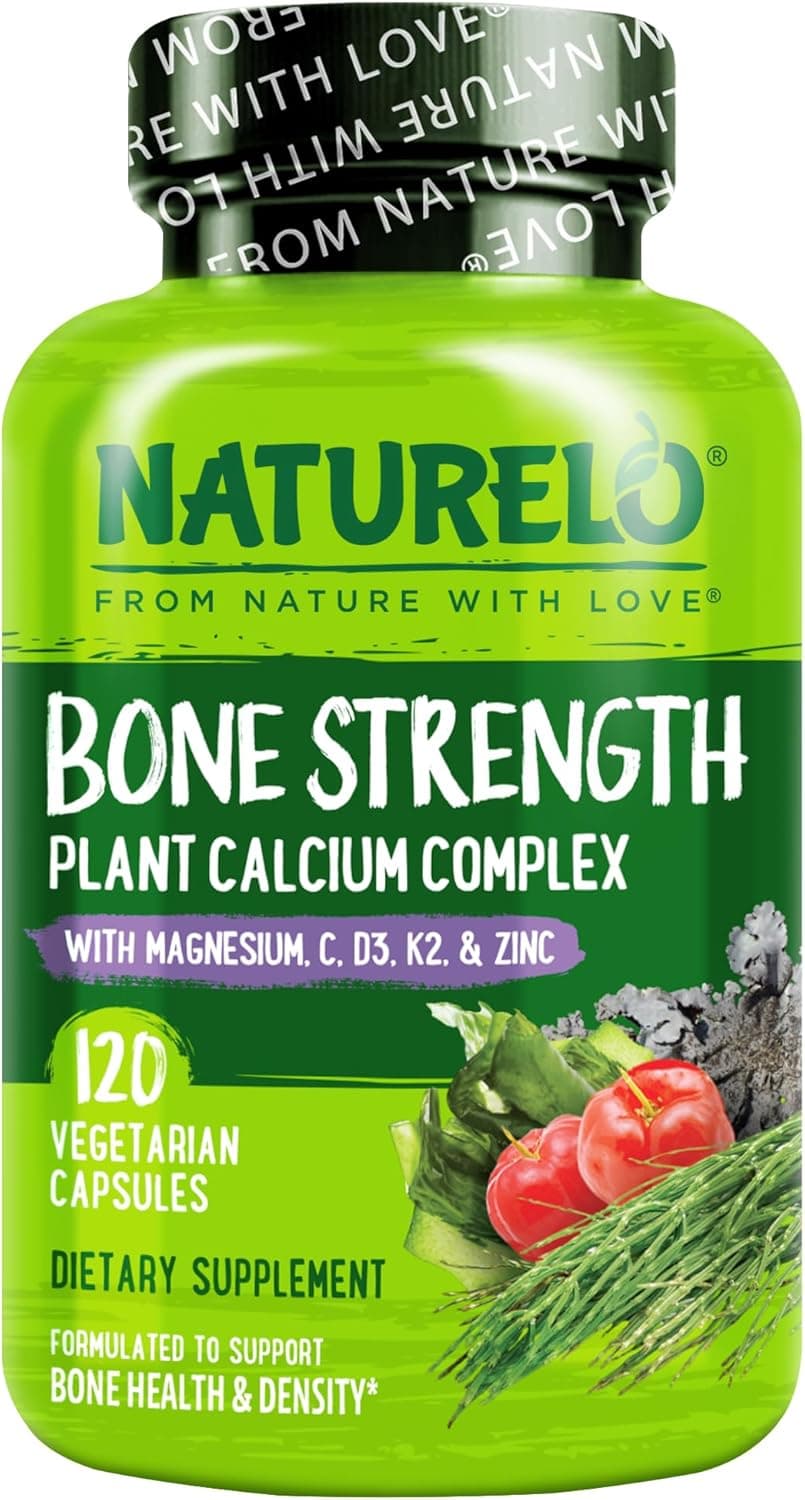 NATURELO Calcium Supplement - with Vitamin C