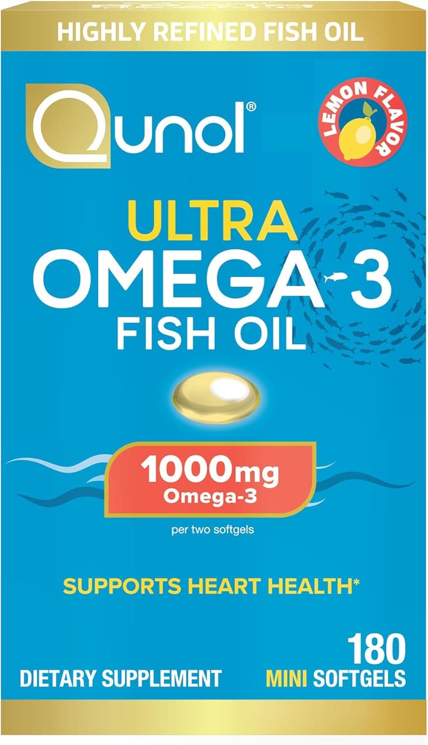 Qunol Fish Oil Omega 3 Mini Softgels