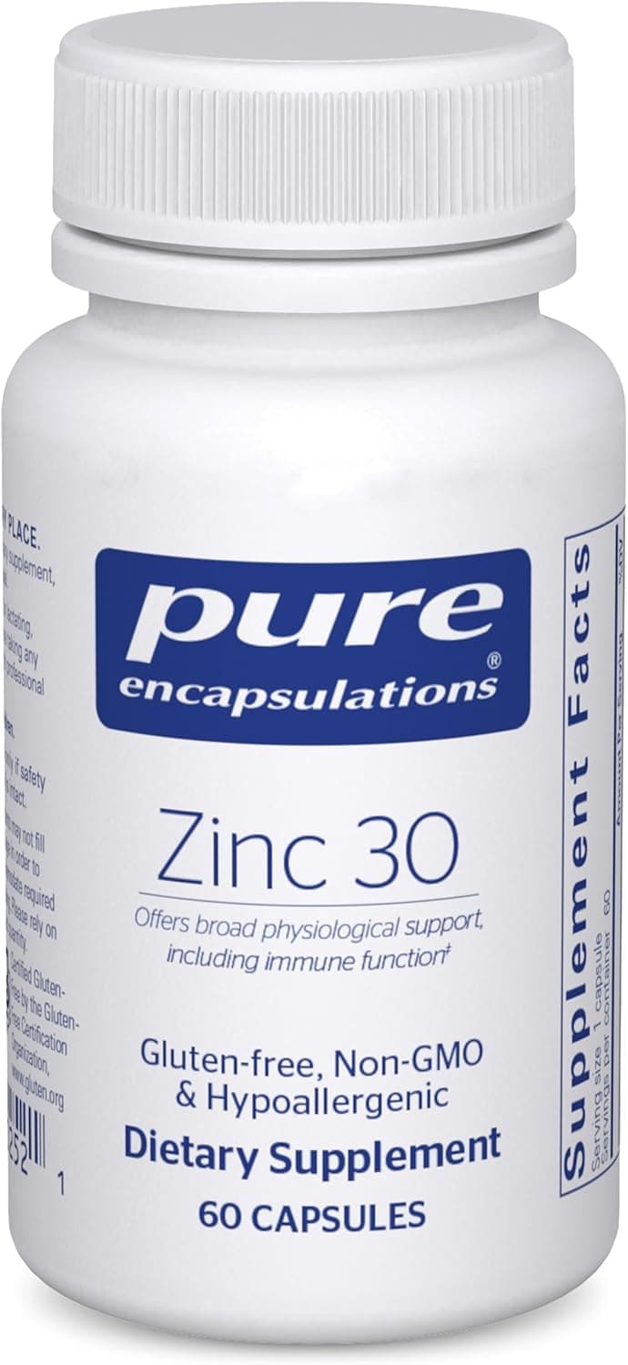 Pure Encapsulations Zinc 30 mg - Supplement for Immune System…