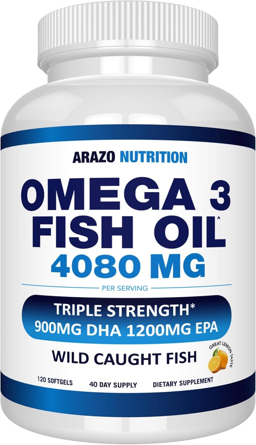 Arazo Nutrition Wild Caught Omega-3 Fish Oil Concentrate – 4