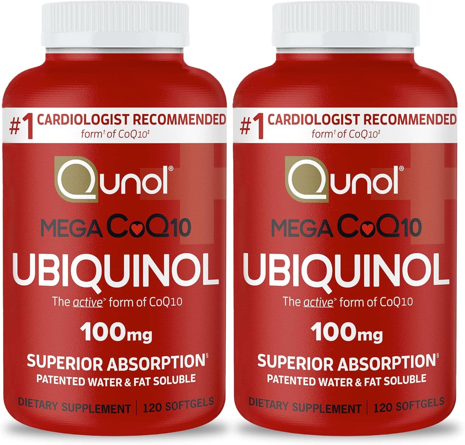 Qunol Mega Ubiquinol CoQ10 100mg