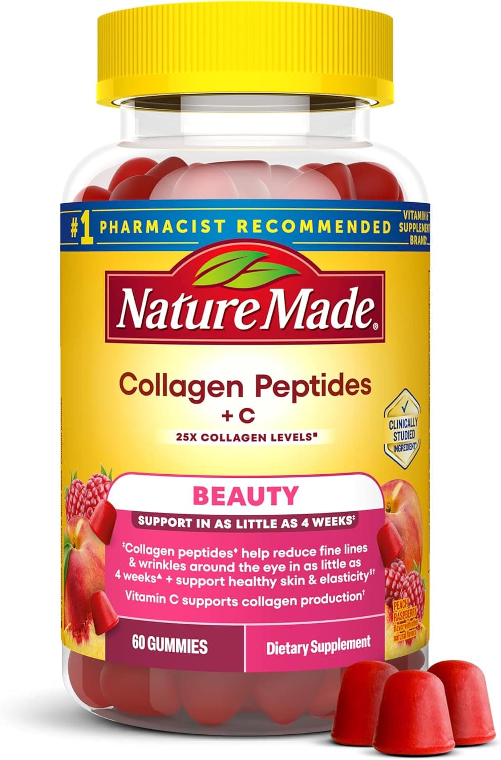 Nature Made Collagen Peptides + Vitamin C Gummies