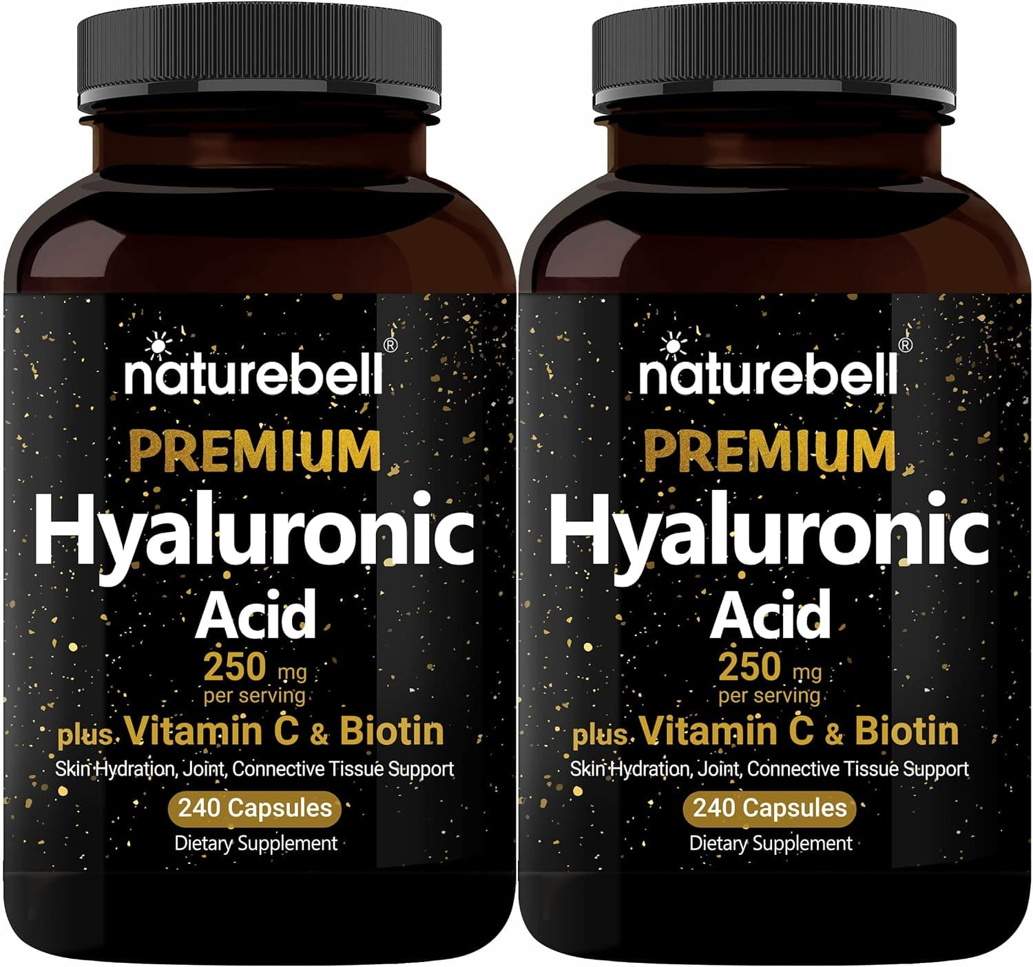 NatureBell 2 Pack Plant Based Hyaluronic Acid 250mg