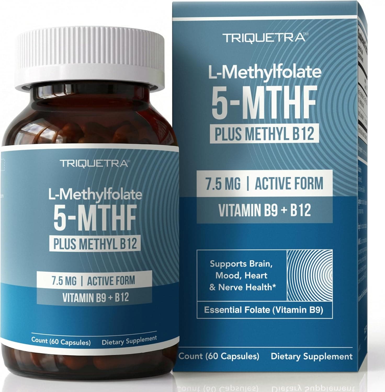 L Methylfolate 7.5mg plus Methyl B12 - Active 5-MTHF Form