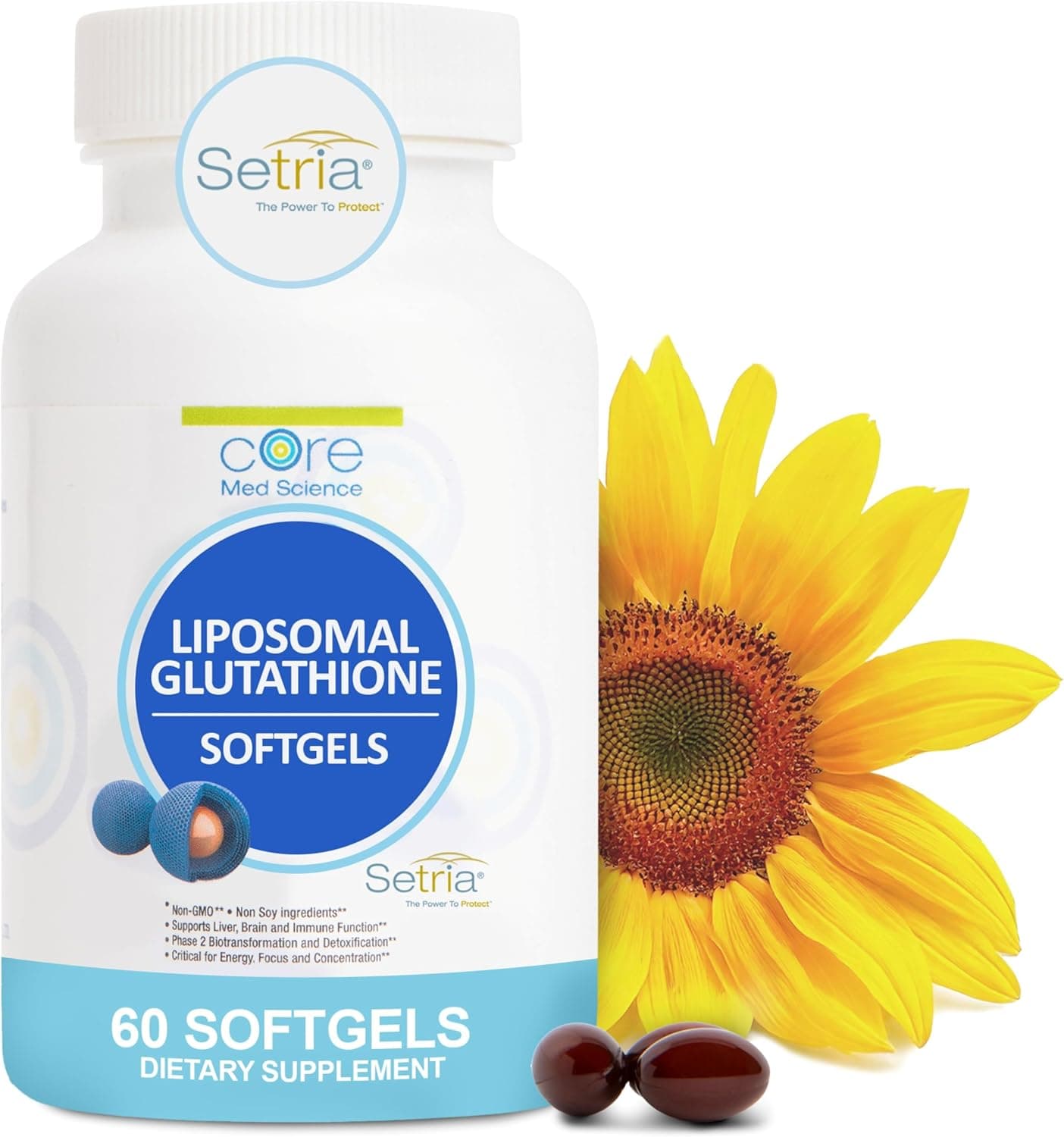 Core Med Science Liposomal Glutathione Supplement - (500mg