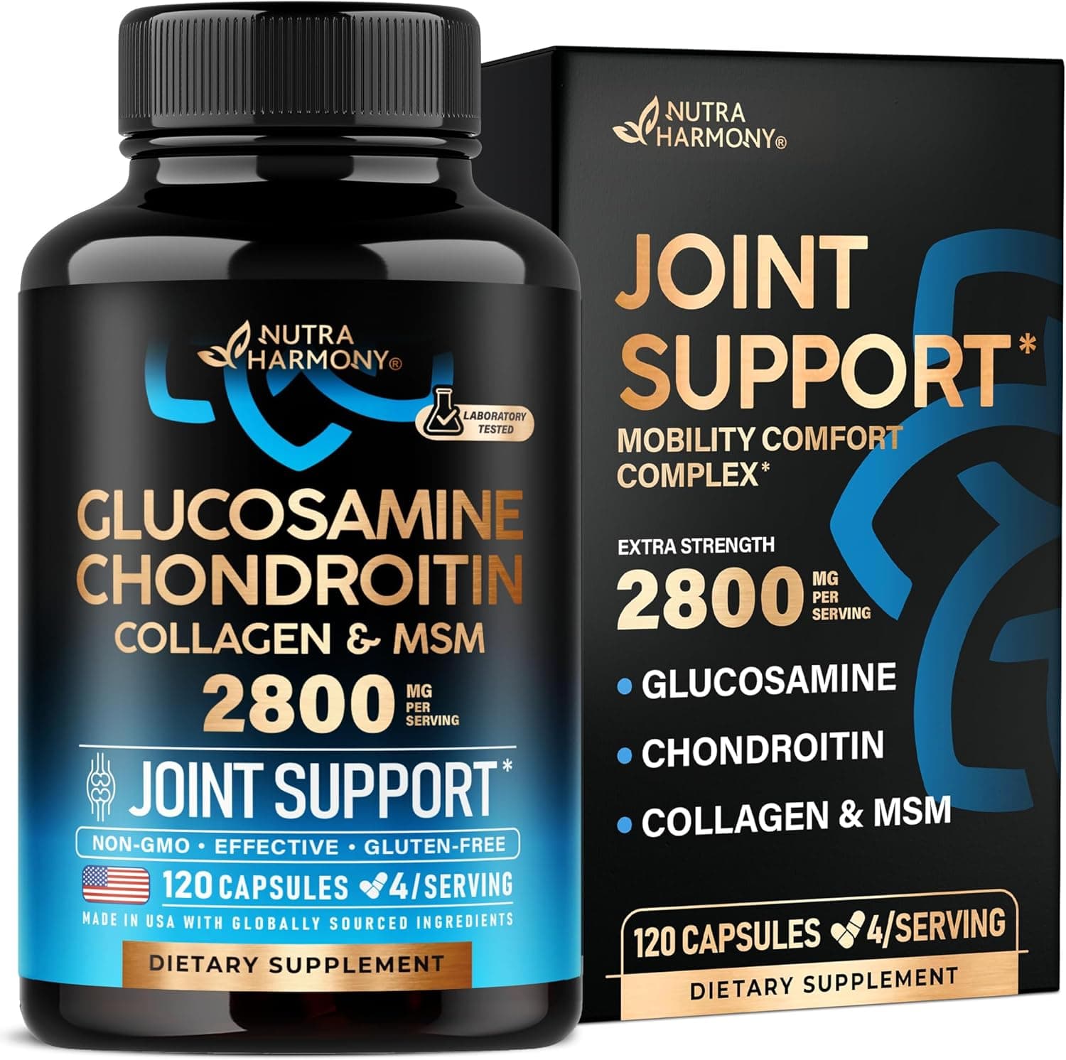 Glucosamine Chondroitin MSM Collagen - Joint & Cartilage…