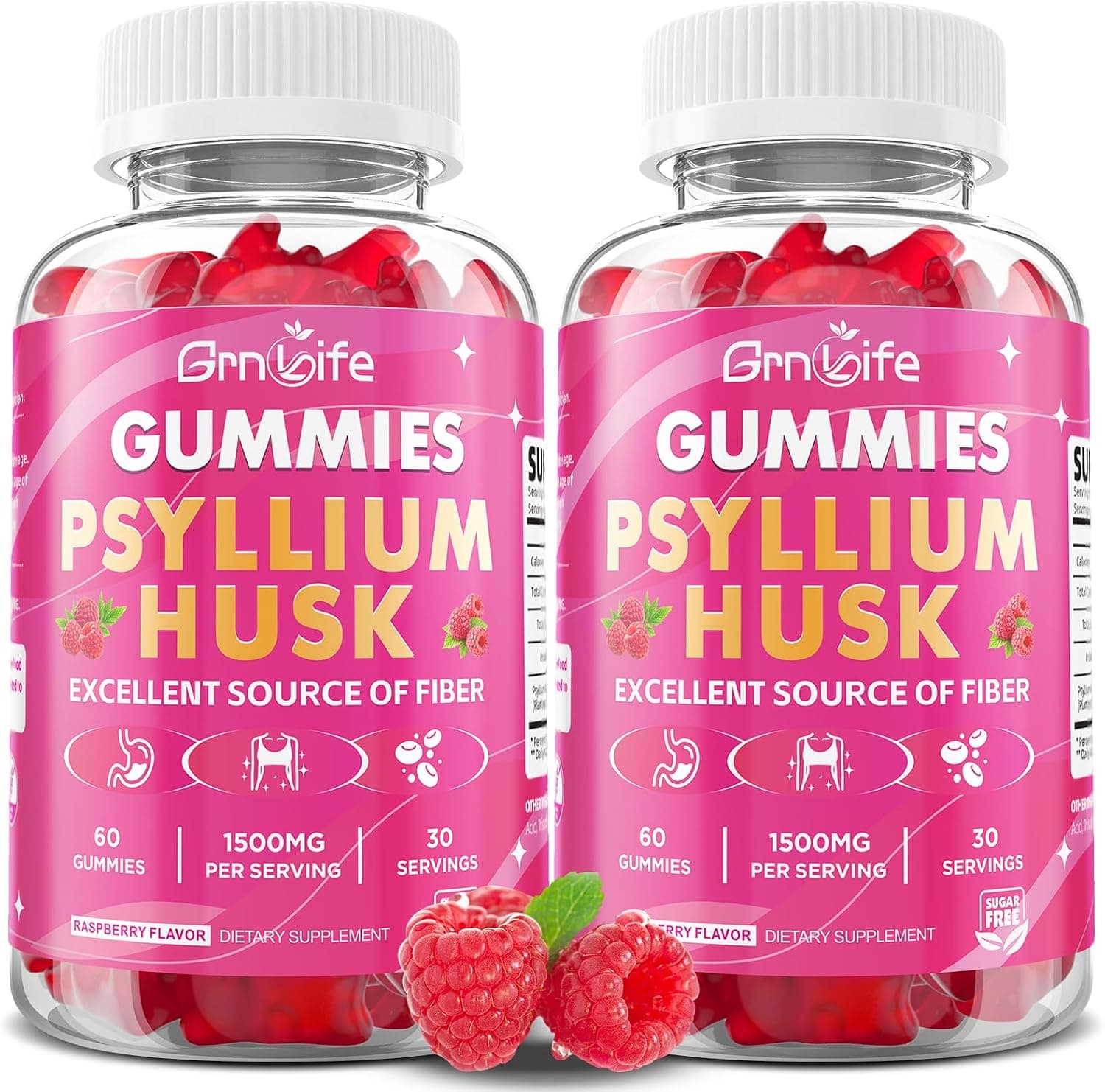 2 Pack Psyllium Gummies
