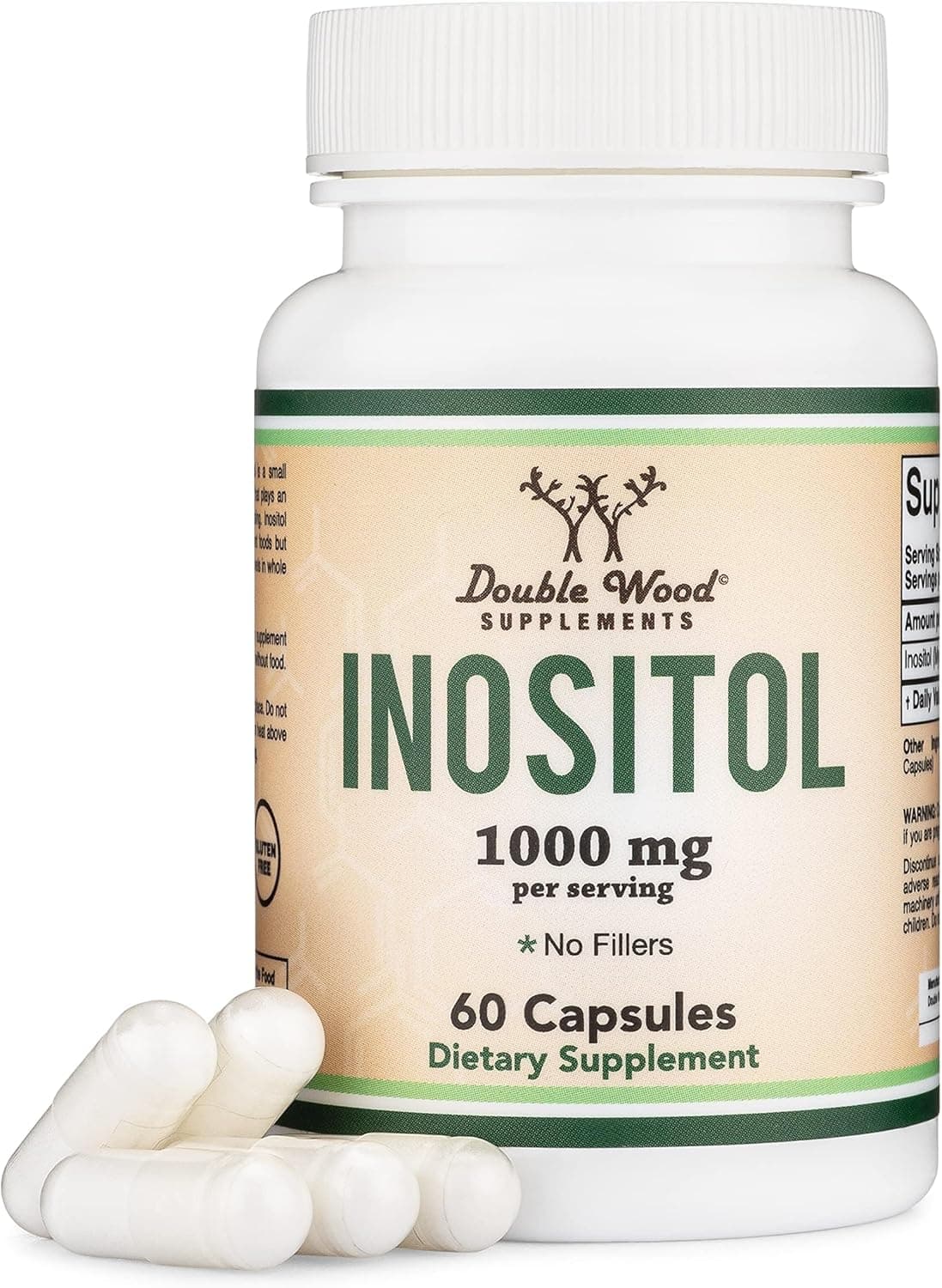 Inositol Capsules (Myo Inositol) 1000mg Health Support…
