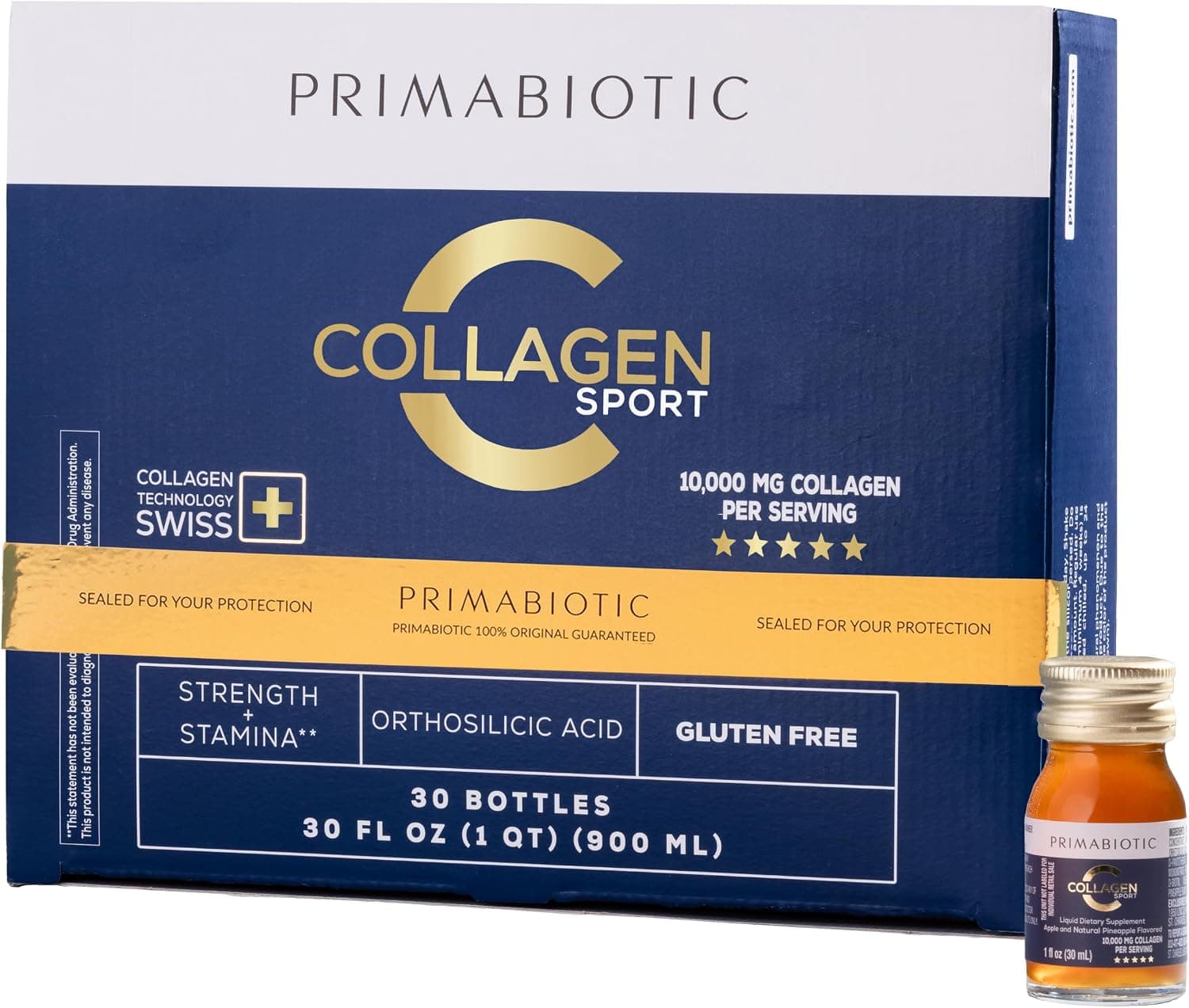 PRIMABIOTIC Liquid Collagen Sport – 10000 mg per Serving…