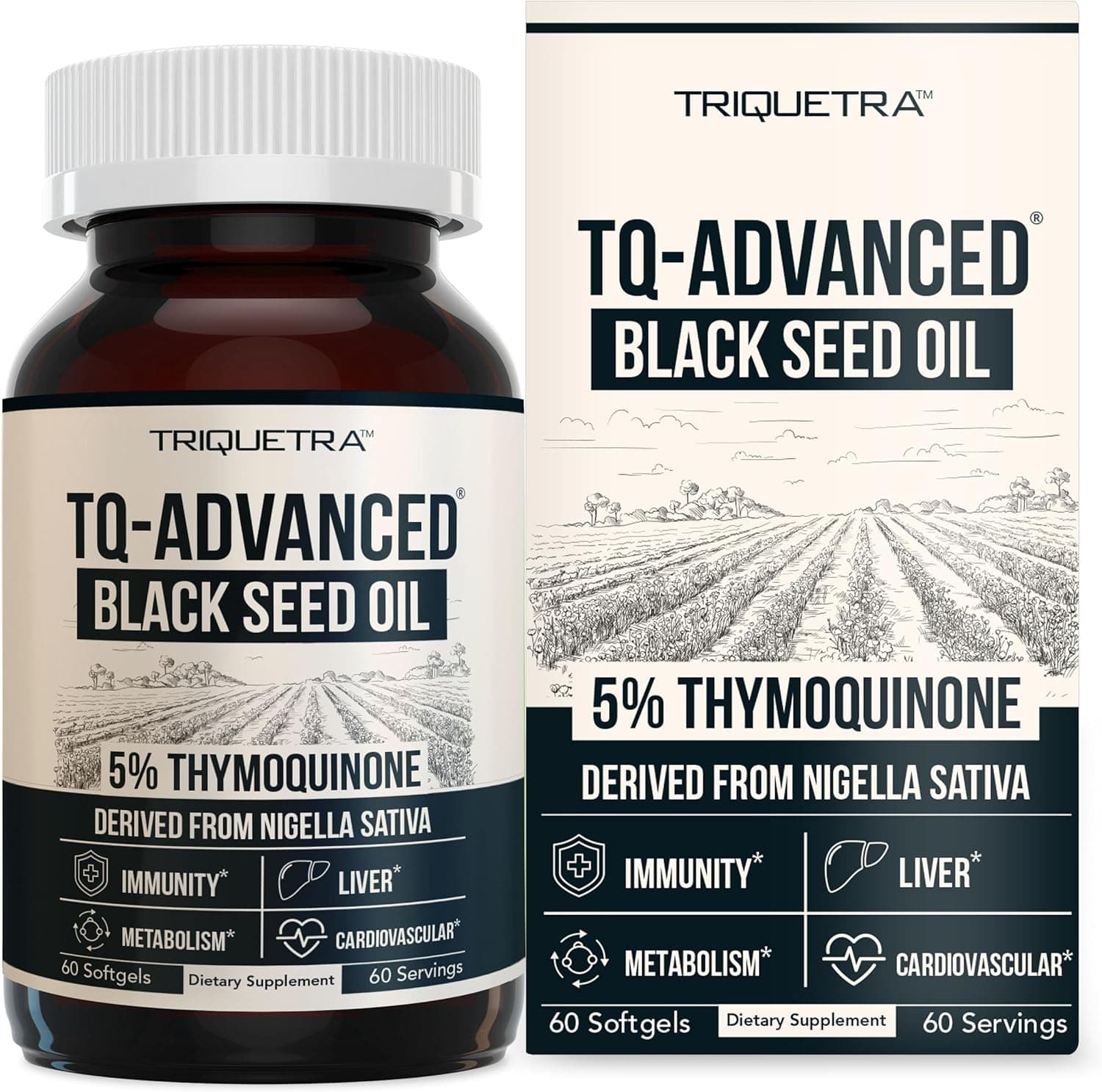Black Seed Oil Softgels | 5% Thymoquinone - TQ-Advanced®…