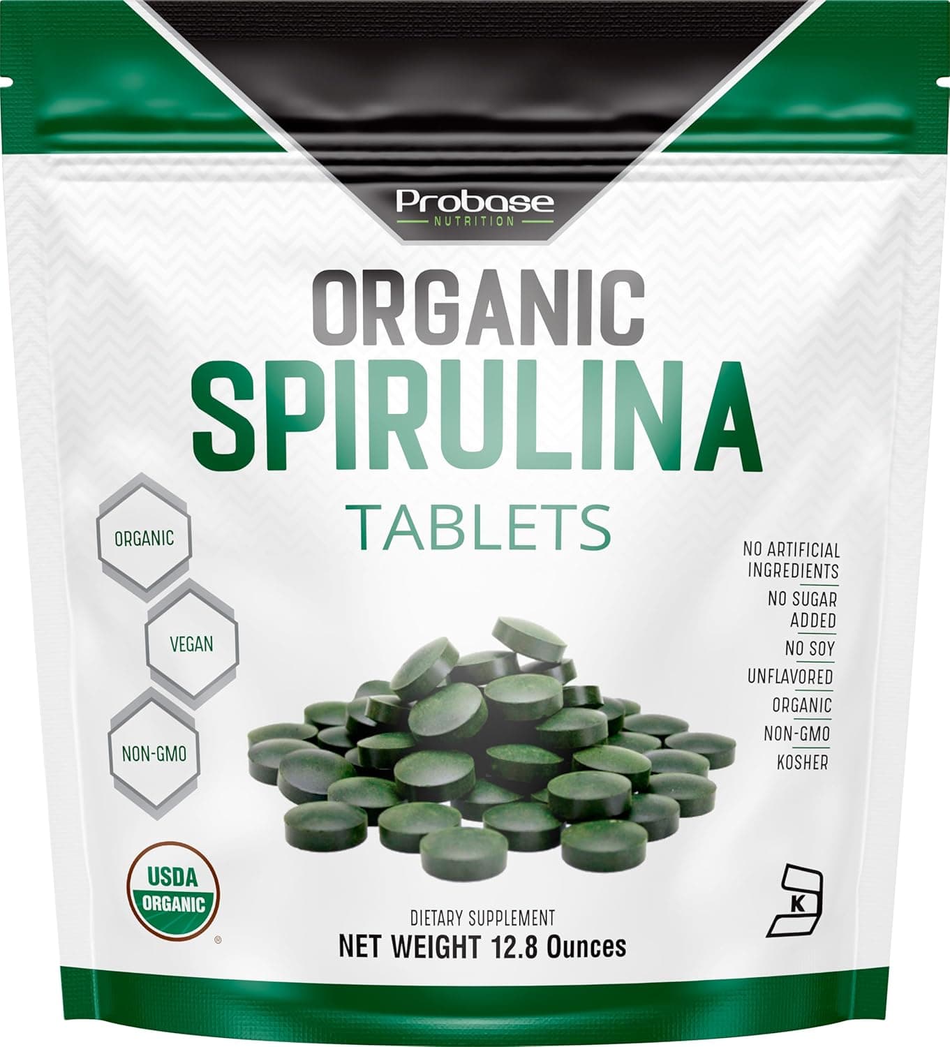 Probase Nutrition Organic Spirulina Supplement