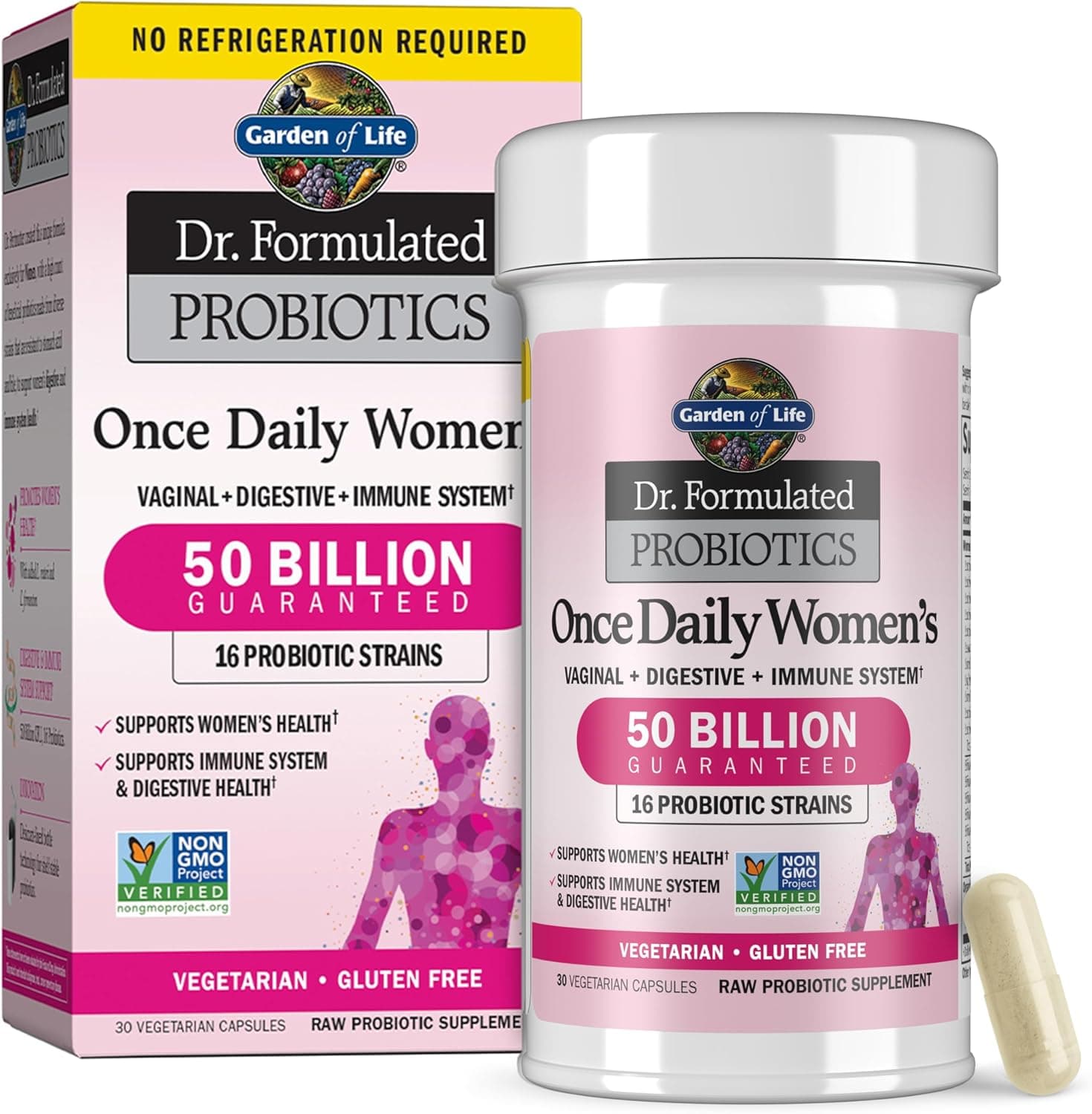 Garden of Life Once Daily Dr. Formulated Probiotics for Women…