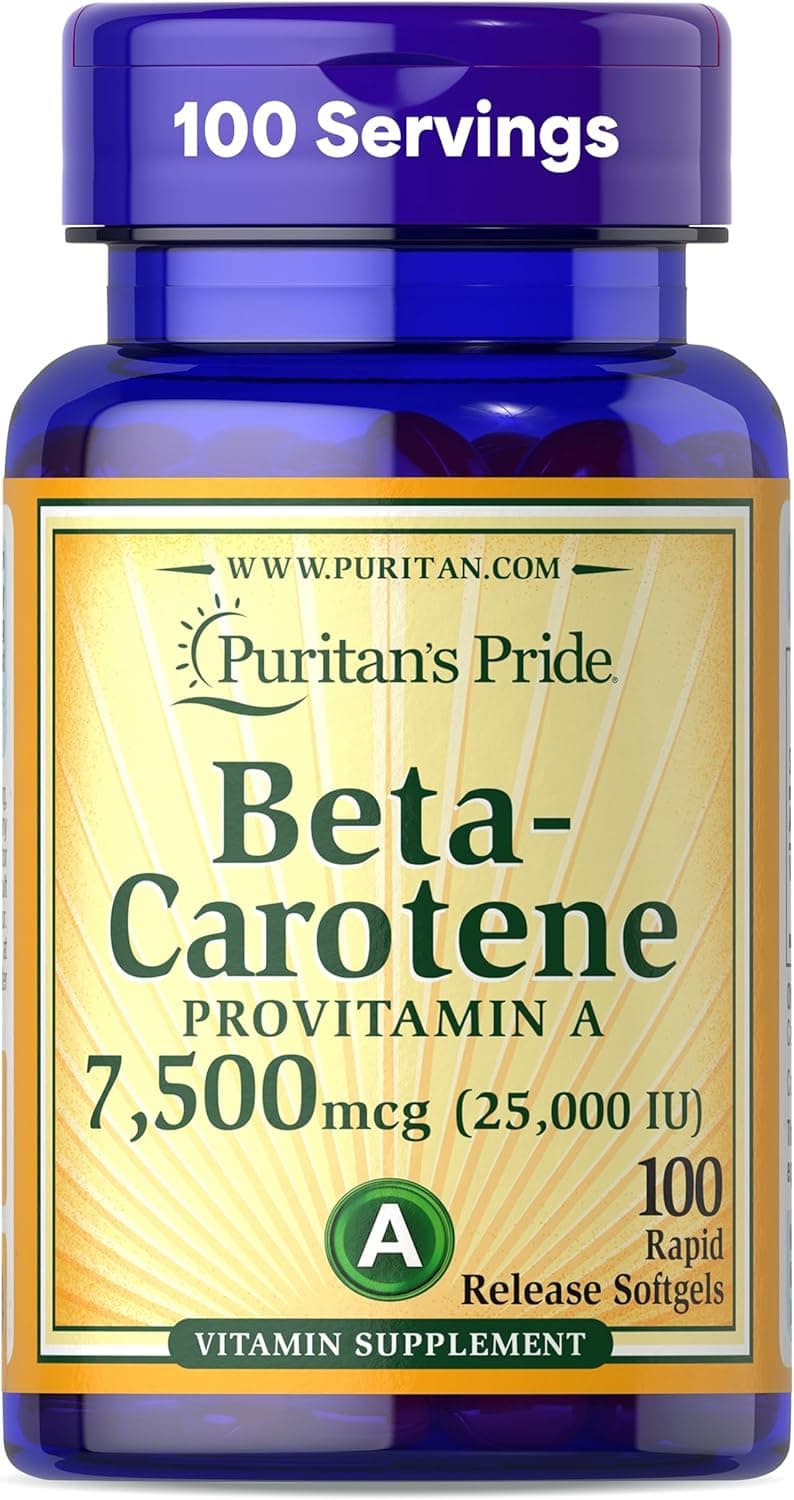 Puritan's Pride Beta Carotene Provitamin A 7