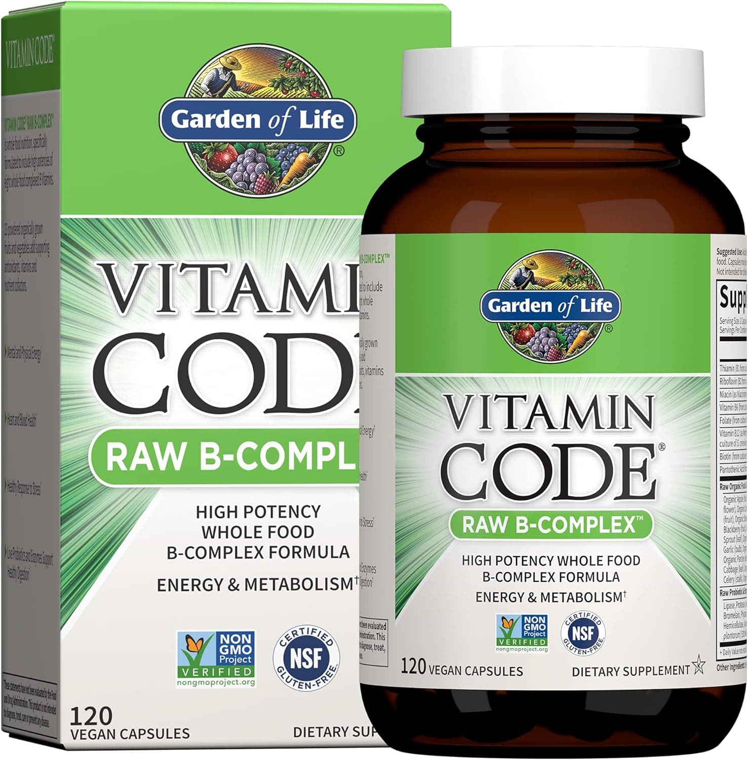 Garden of Life Vitamin B Complex