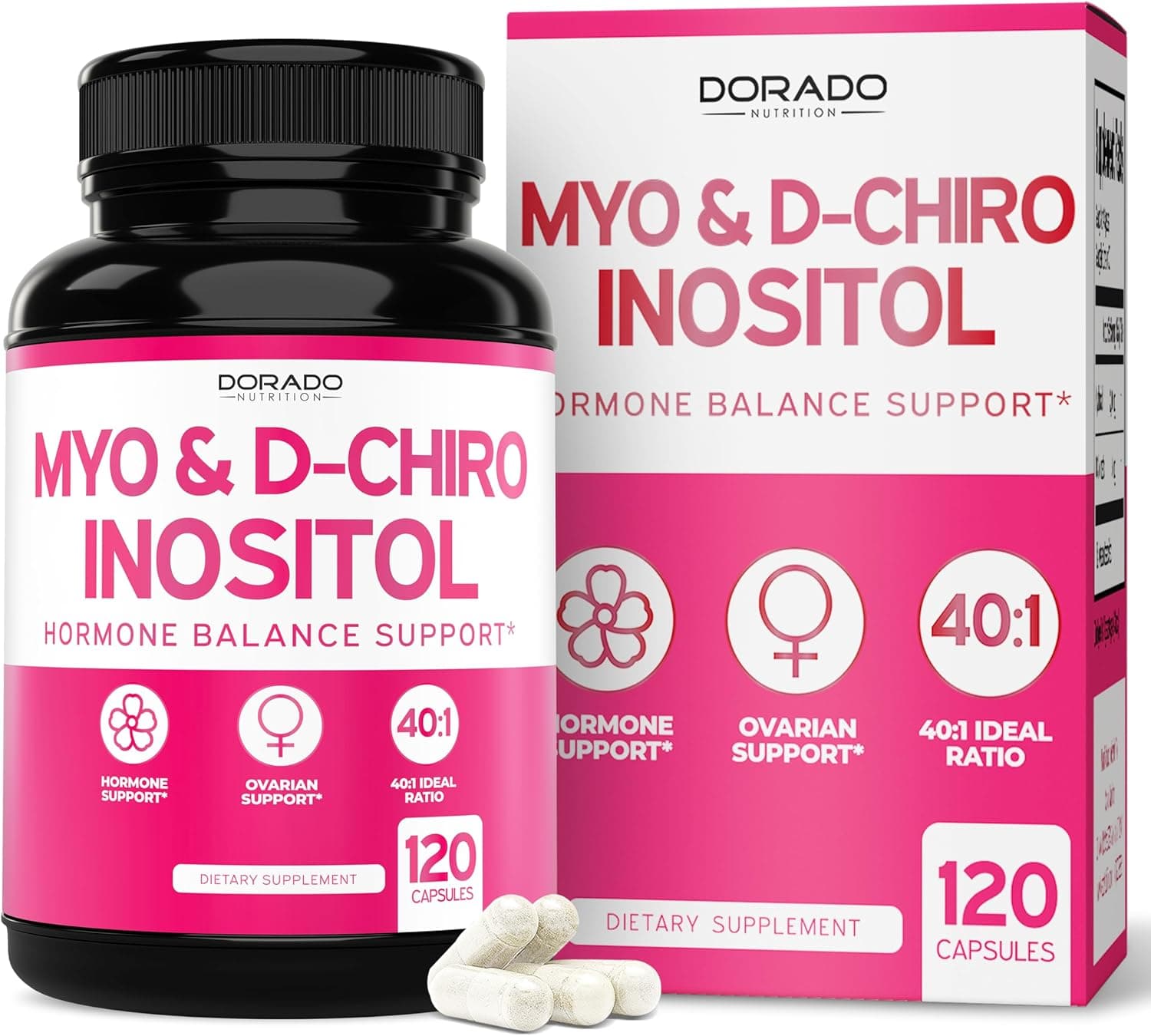 Myo-Inositol & D-Chiro Inositol Supplement For Women (120…