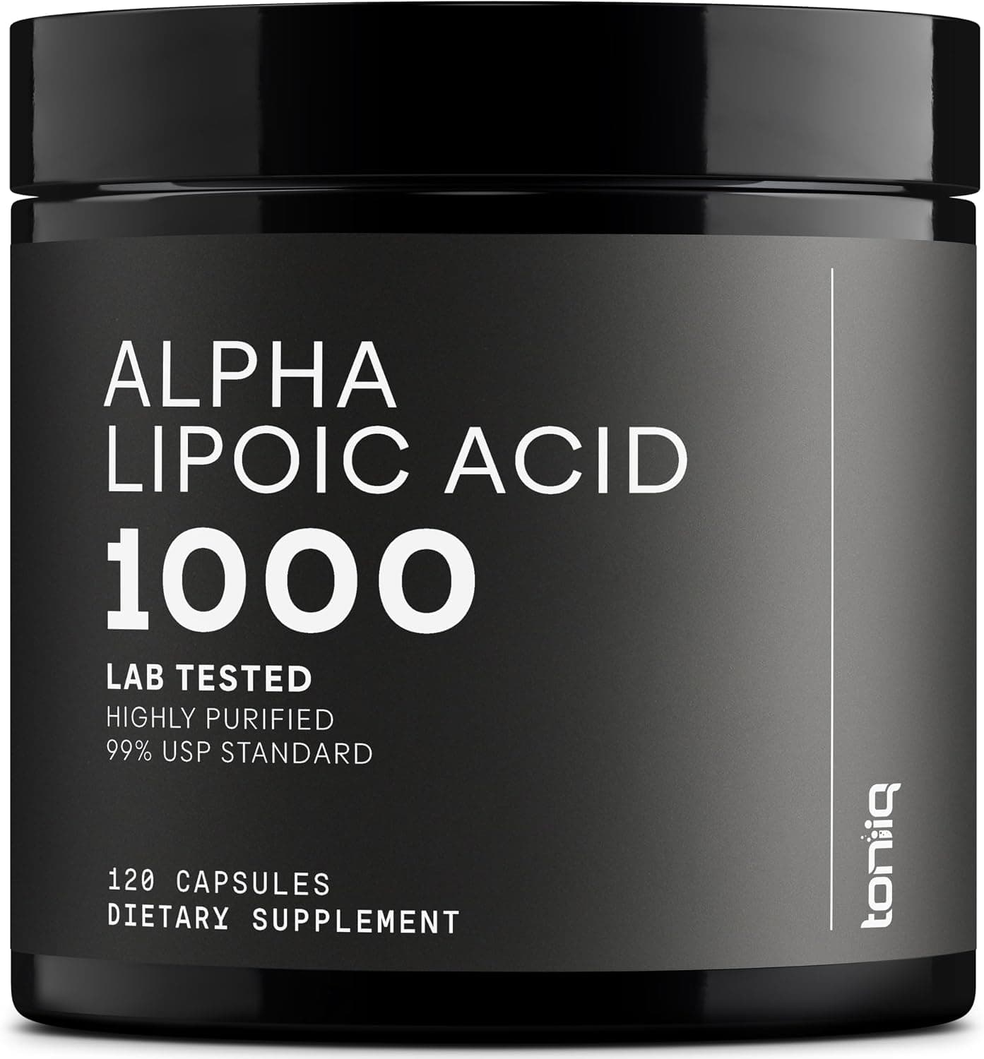 Toniiq 1000mg Ultra High Strength Alpha Lipoic Acid Capsules…