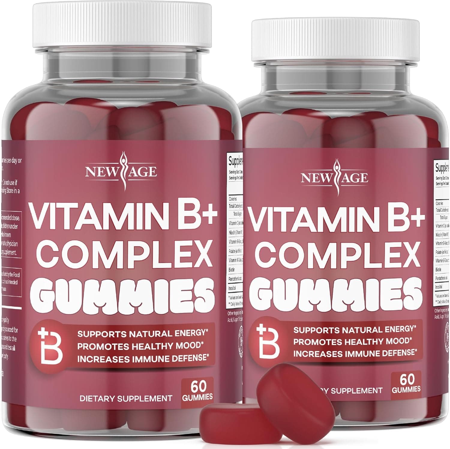 NEW AGE Vitamin B Complex Gummies with Vitamin B3