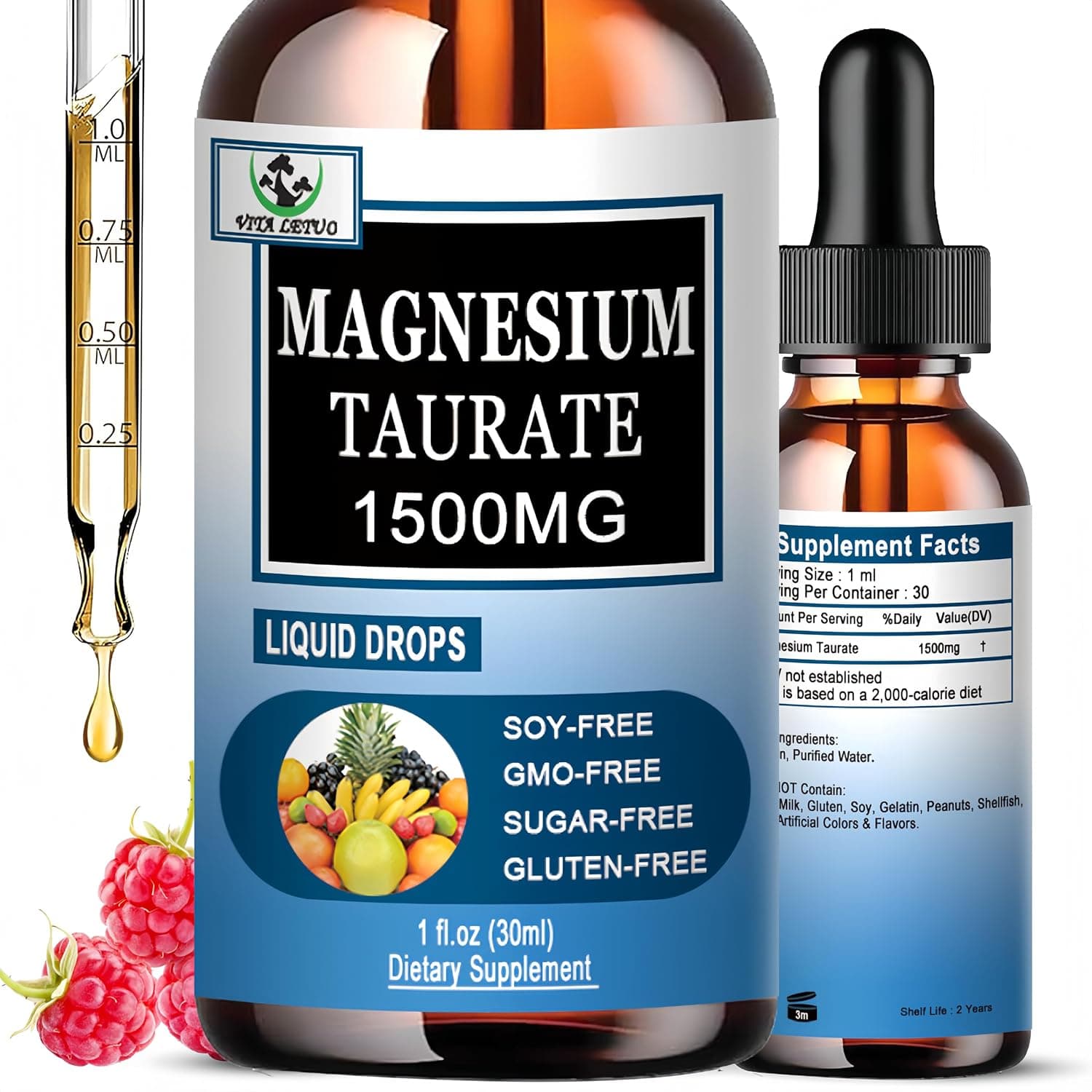 Magnesium Taurate Liquid Drops