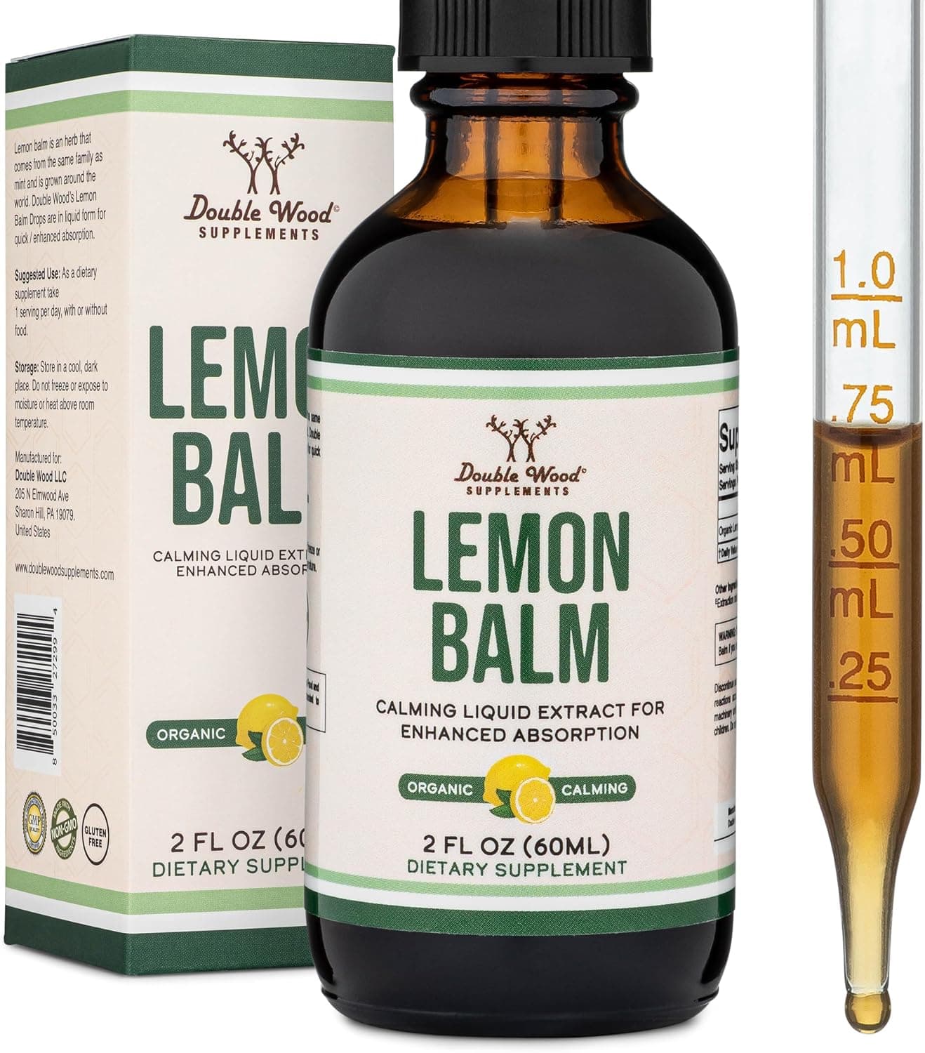 Lemon Balm Liquid Drops 590mg