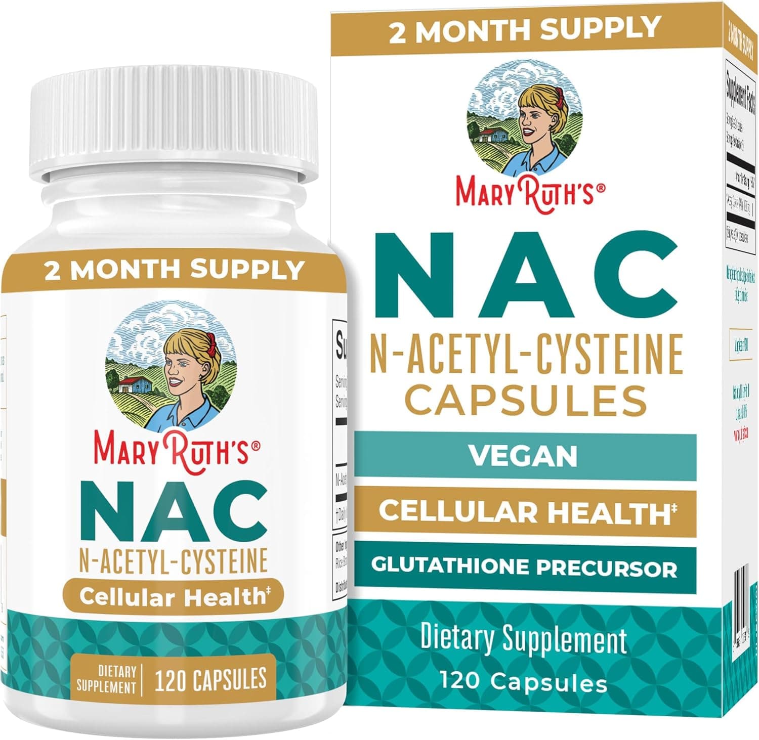 MARYRUTH'S N-Acetyl Cysteine Capsules | 1000mg NAC N-Acetyl…
