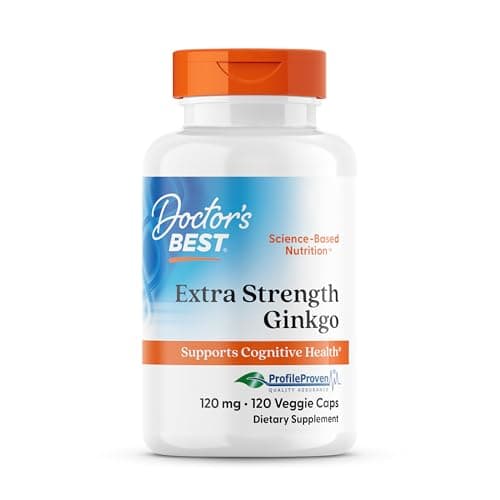 Doctor's Best Extra Strength Ginkgo Biloba Capsules 120 mg…