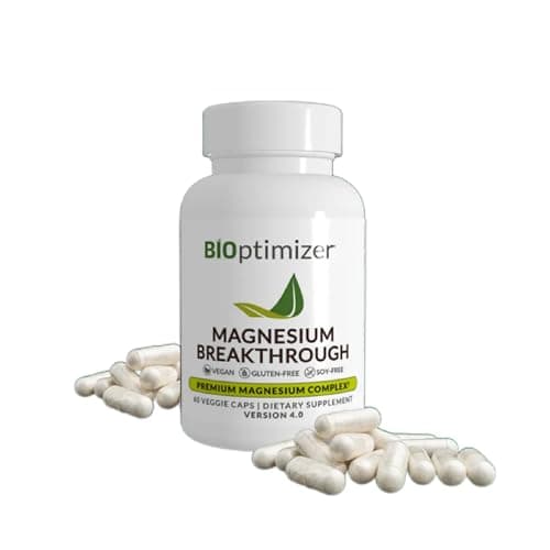 BIOptimizers Magnesium Breakthrough Supplement with 500mg - 7…