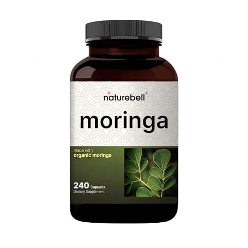 NatureBell Moringa 800mg Per Serving - 240 Capsules - Organic…