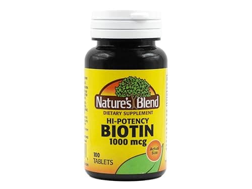 Nature's Blend Biotin Hi-Potency 1,000 mcg 100 Tabs